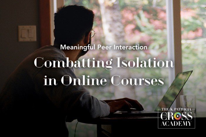 Online isolated class avoid feeling students tips learning create ways
